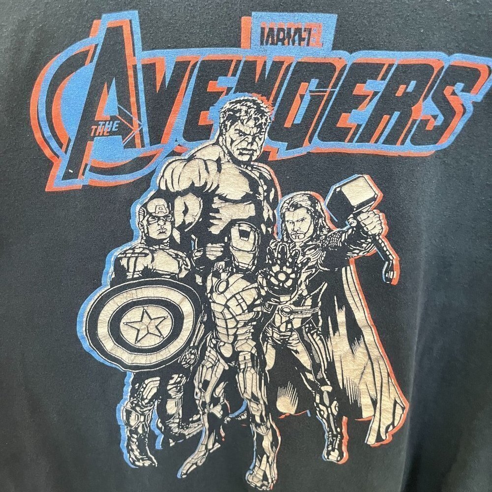 Marvel Unisex Avengers T-Shirt‎ Size XL Graphic Tee Short Sleeve Crew